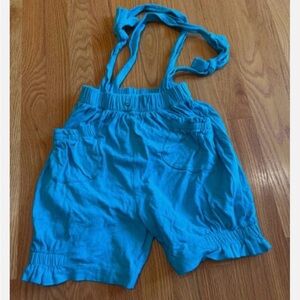 Vintage New Moves blue bibs girls 14